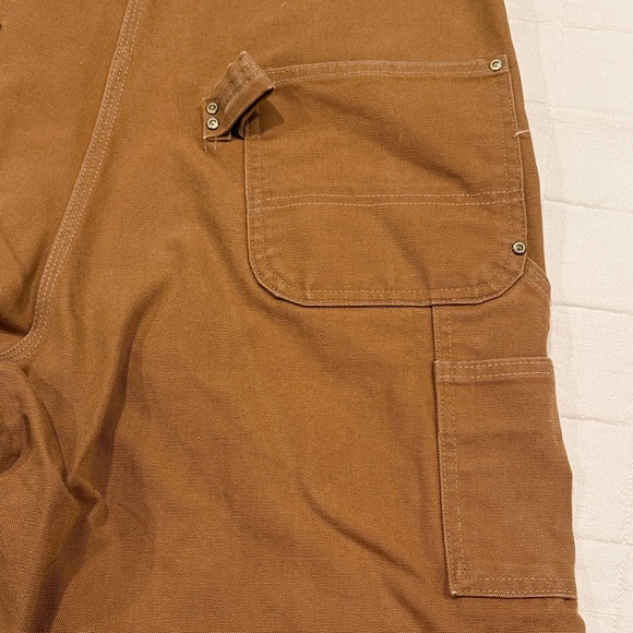 Carhartt Men's Tan Work Overalls - Picture 10 of 14